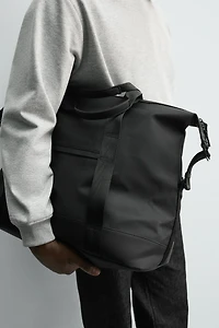 RUBBERIZED WEEKENDER BAG