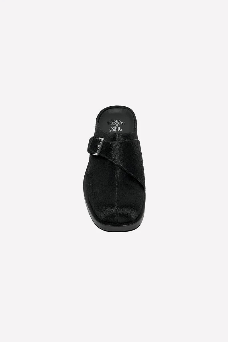 LEATHER CLOGS LUDOVIC DE SAINT SERNIN x ZARA