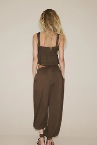 PLUSH BALLOON PANTS