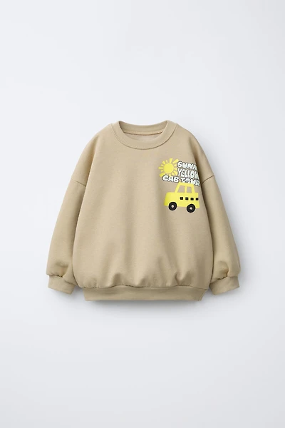 SWEAT IMPRIMÉ TAXI