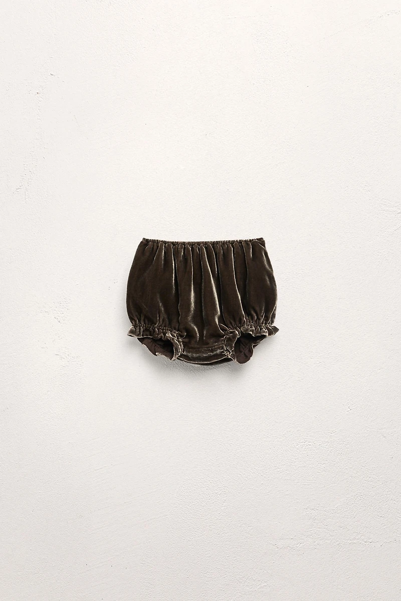 BARBOTEUSE EN VELOURS AVEC SOIE ÉDITION LIMITÉE