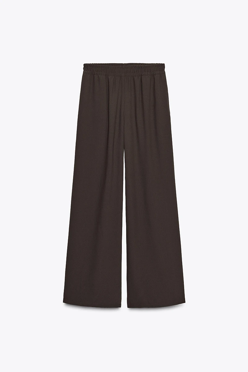 PANTALON À JAMBES LARGES