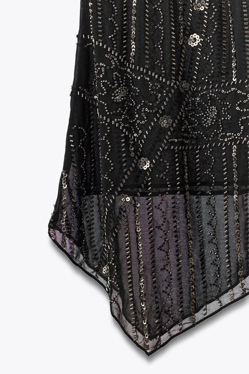 EMBROIDERED SHORT SKIRT