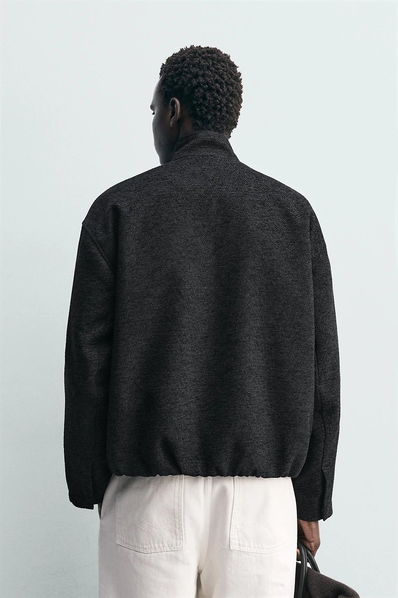 GEOMETRIC JACQUARD JACKET