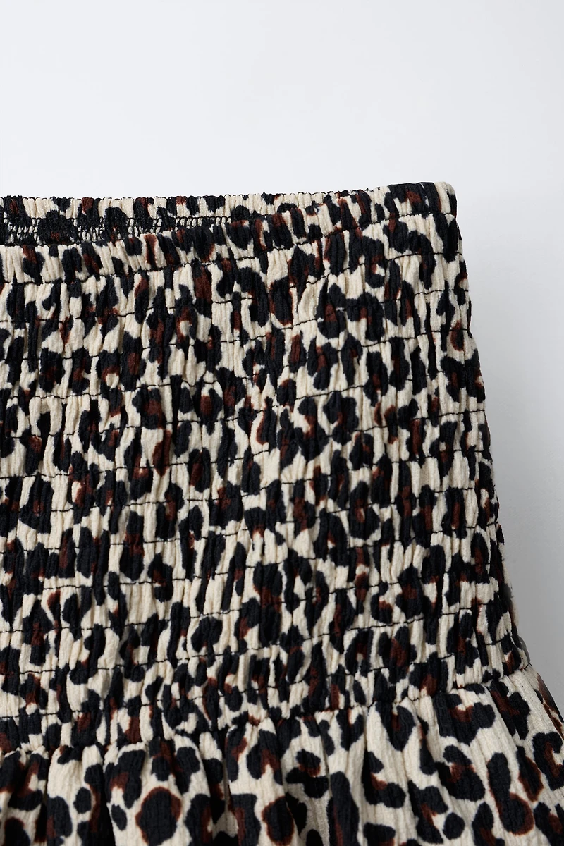 ANIMAL PRINT SKORT