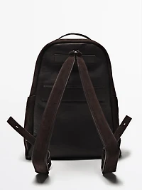 Sac à dos fermeture Éclair cuir nappa