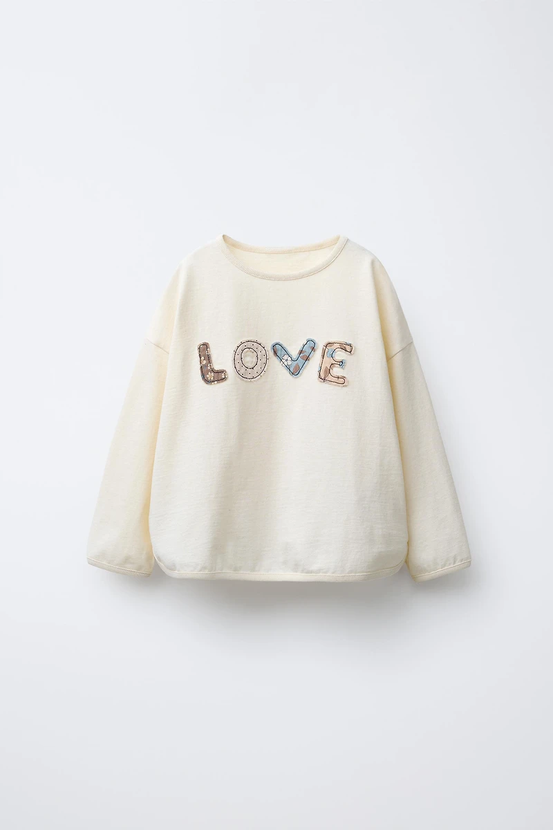TEXT PATCH T-SHIRT