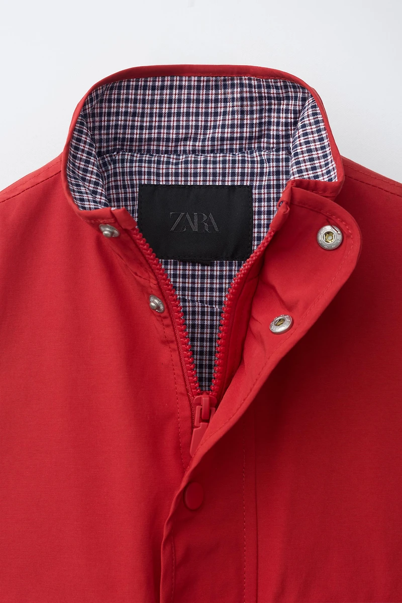 PLAID LINED JACKET