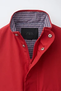 PLAID LINED JACKET