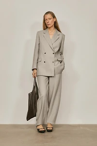 Pantalon de costume taille détaillée en lin - LIMITED EDITION
