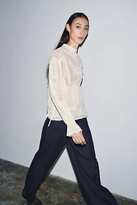 ZW COLLECTION EMBROIDERED ROMANTIC BLOUSE