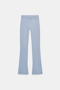 PANTALON FLARE EFFET DÉLAVÉ