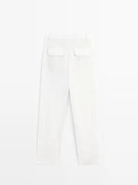 Pantalon fluide 100 % lin