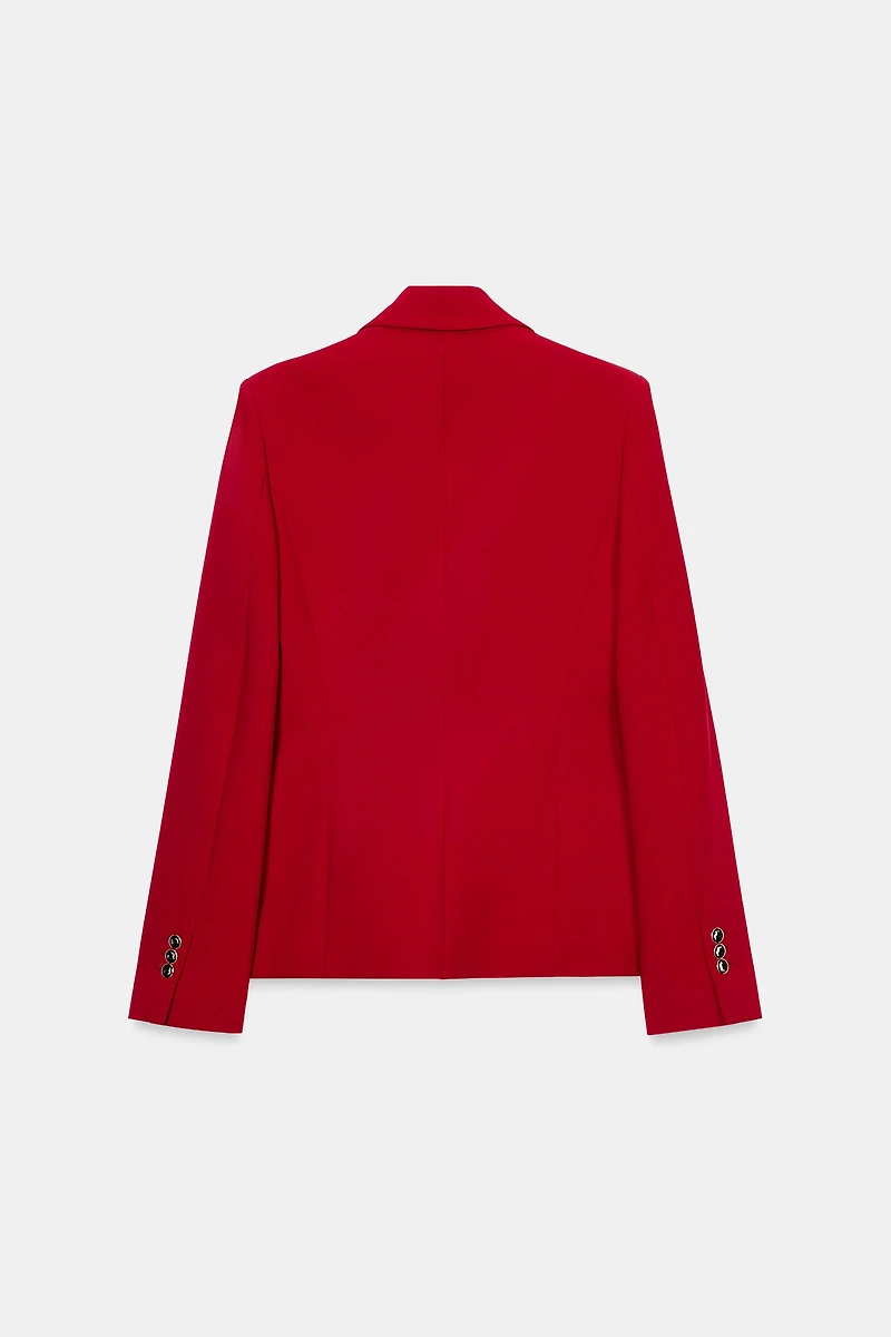 TAILORED BLAZER WITH SHOULDER PADS