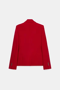 TAILORED BLAZER WITH SHOULDER PADS
