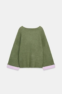 PULL EN MAILLE BIMATIÈRE