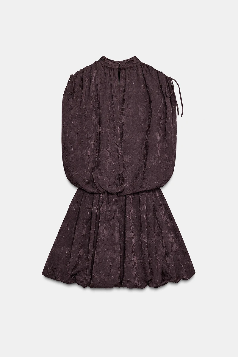 ROBE MINI VOLUME JACQUARD