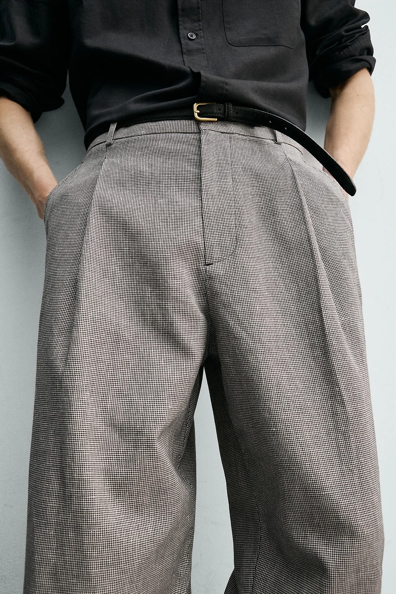 RELAXED FIT LINEN - COTTON PANTS