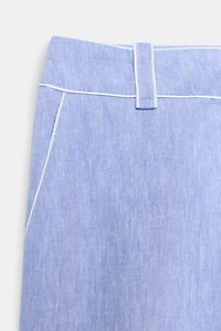 PANTALON LIN DÉTAIL LISERÉS