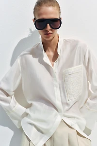 CHEMISE POCHE BRODÉE ZW COLLECTION