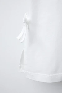 T-SHIRT IMPRIMÉ LACETS