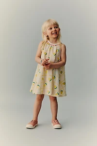 EMBROIDERED LEMON DRESS CASA LAWA X ZARA KIDS