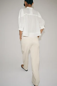 CHEMISE ROMANTIQUE EN COTON ZW COLLECTION