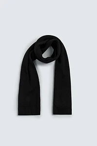 100% WOOL KNIT SCARF