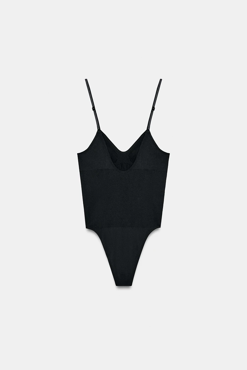 SEAMLESS STRAPPY BODYSUIT
