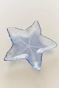 STARFISH GLASS SERVING DISH