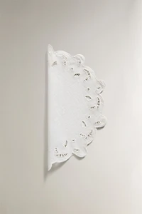 EMBROIDERED PERFORATED PLACEMAT