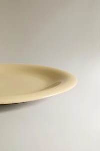 ENAMELLED STONEWARE DINNER PLATE