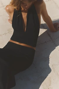 HALTER RUCHED TOP