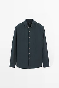 Faded 100% linen shirt