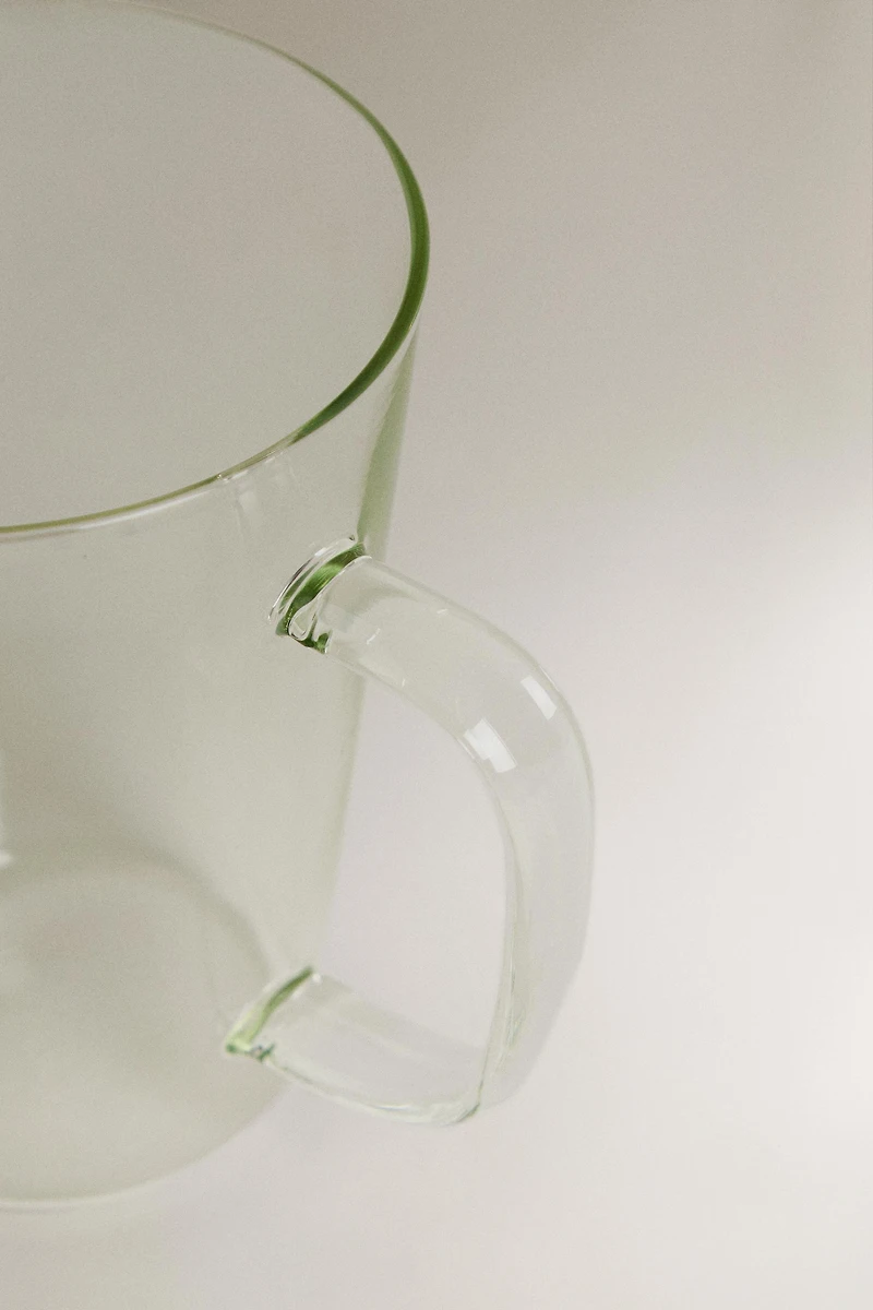 BOROSILICATE MUG WITH INITIAL K
