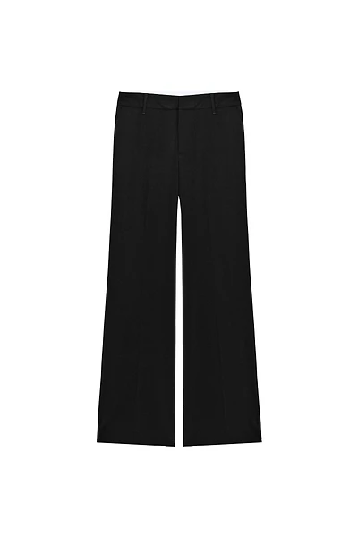LOW-RISE STRAIGHT LEG PANTS