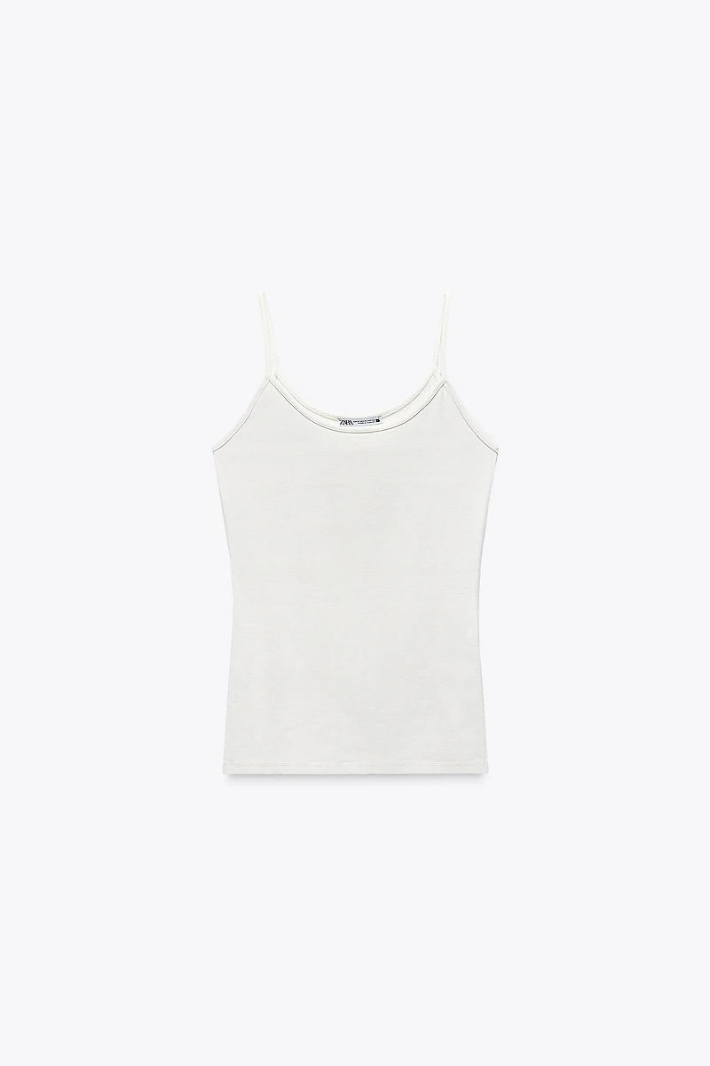 POLYAMIDE SPAGHETTI STRAP CAMISOLE