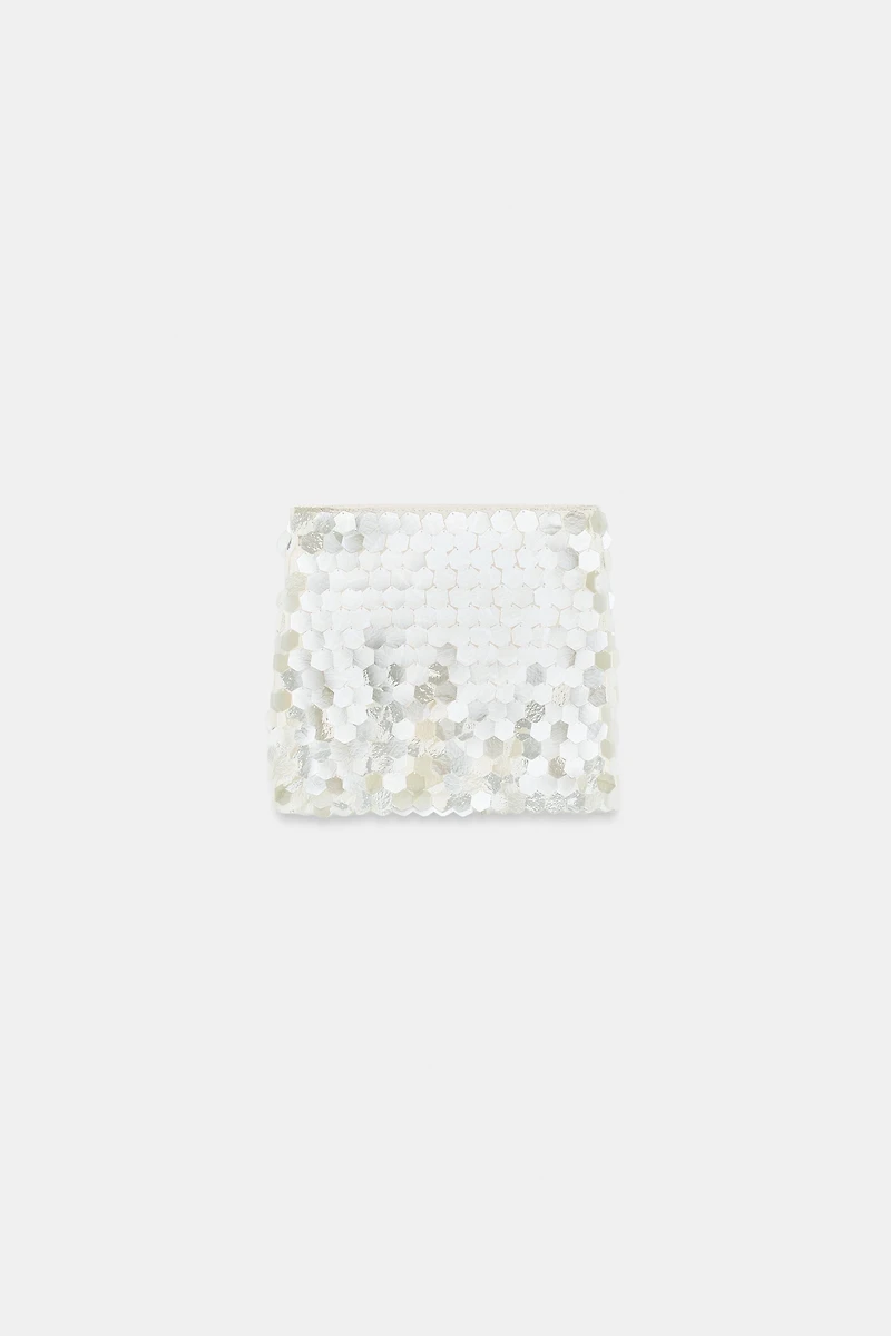SEQUIN MINI SKIRT