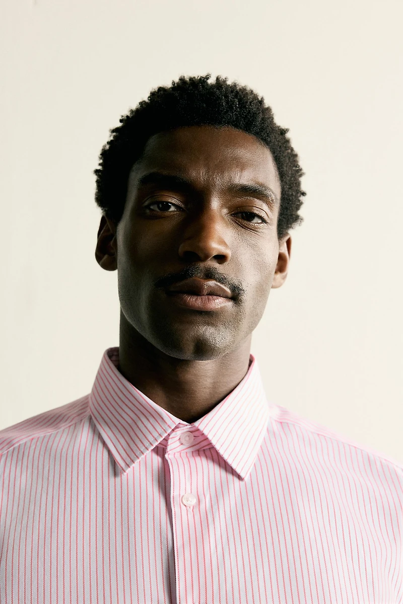 REGULAR FIT TEXTURED SHIRT