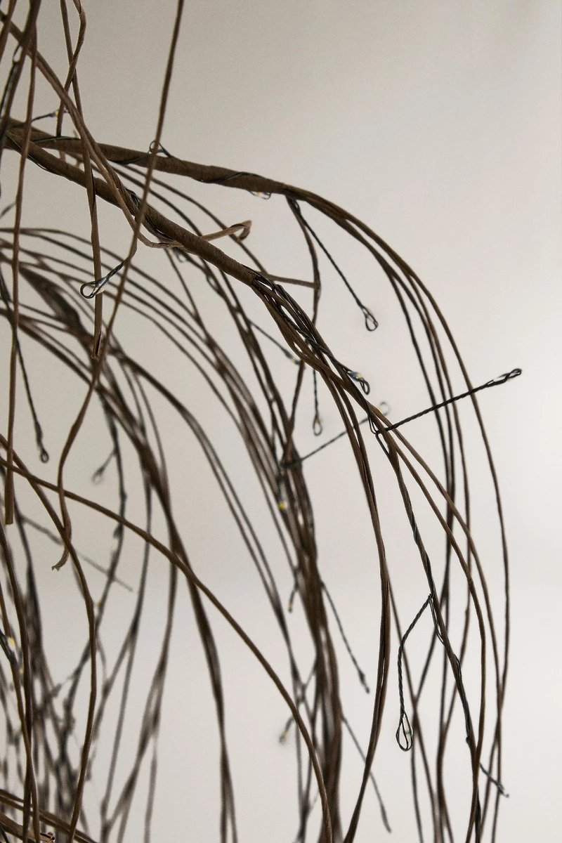 CHRISTMAS WILLOW TREE WITH LED LIGHT (70.9")