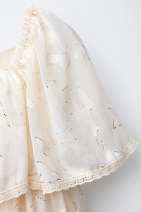 RUFFLED DRESS