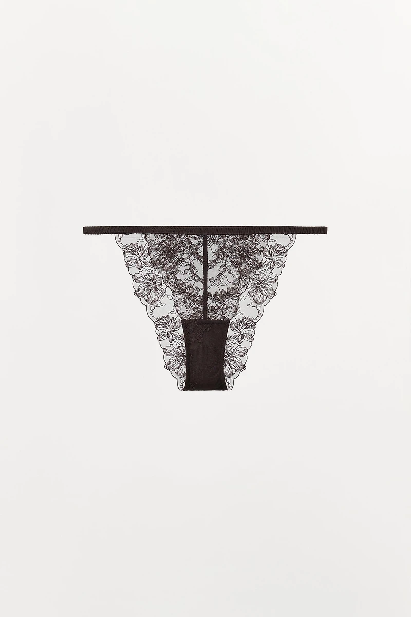 COMBINATION LACE PANTIES