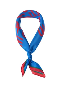LOVE PRINT 100% SILK BANDANA