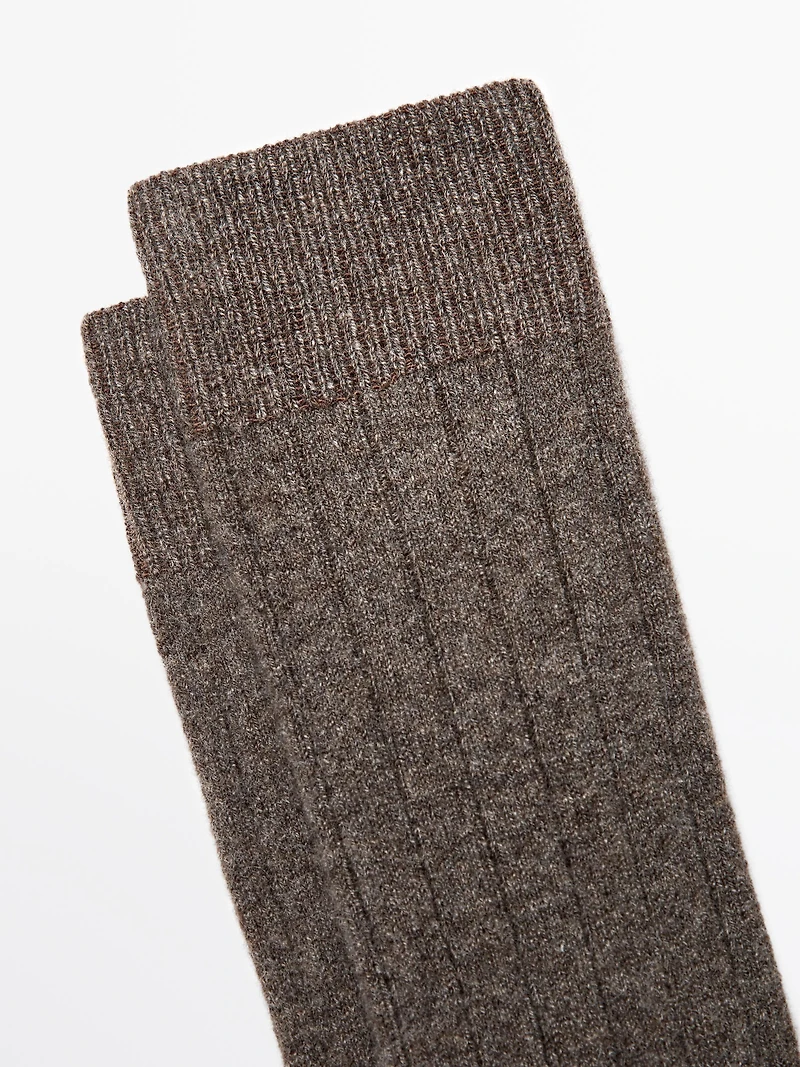 Cashmere blend socks