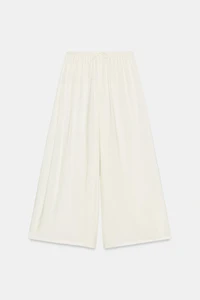 PANTALON PALAZZO À CORDONS