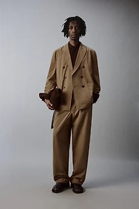 VESTE DE COSTUME À BOUTONNAGE CROISÉ COUPE DÉCONTRACTÉE