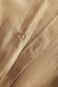 DRAP-HOUSSE LIN LAVÉ | 30 CM HAUTEUR (140 G/M²)