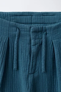 PANTALON BALLON TEXTURÉ