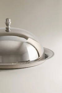 TRAY WITH STEEL DOME