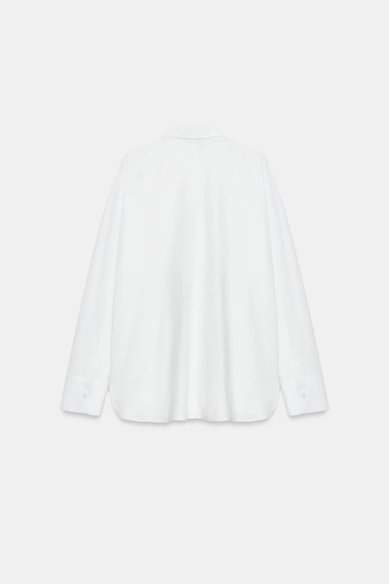 POPLIN SHIRT WITH FIREMAN CLASPS